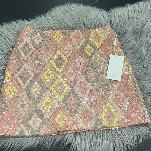 Caroline Constas sequenced shimmer skirt - Picture 9 of 12